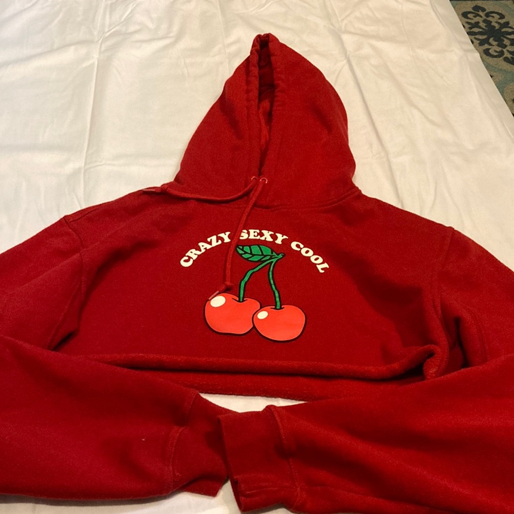 Know Bad Daze cropped hoodie size S